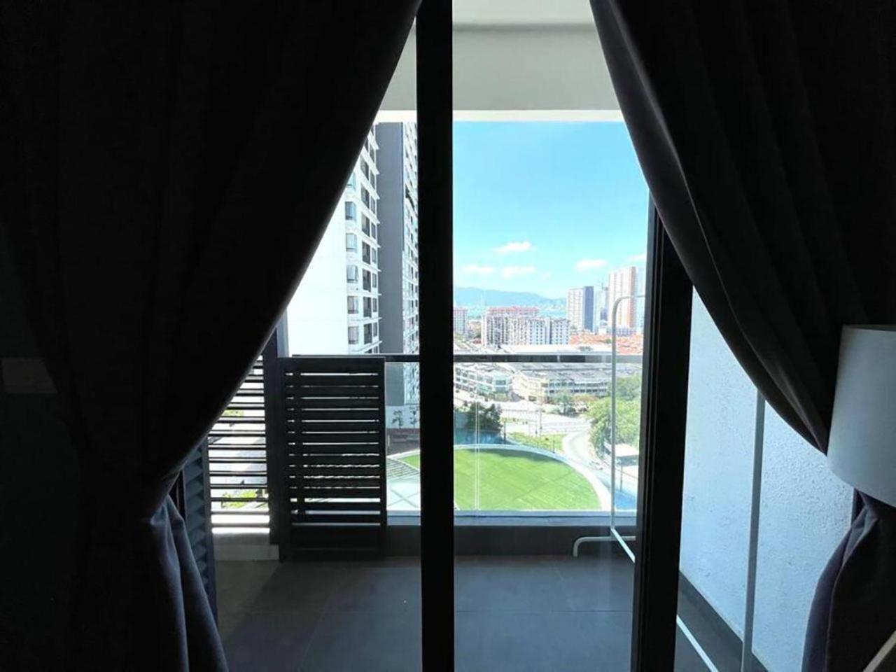 Appartamento Blue Aesthetic Luxury Seaview 3 Min Drive Sunway Butterworth Esterno foto